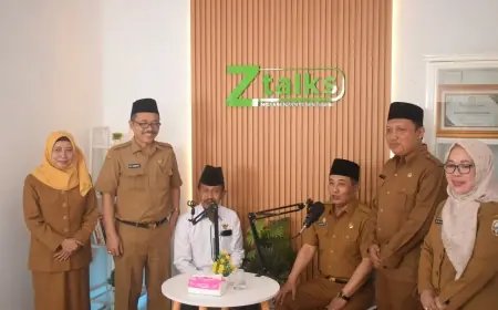 Resmikan Ruang Podcast, Baznaz Sampang Tingkatkan Kepedulian Sosial