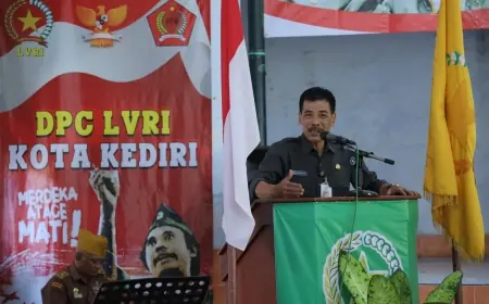 Pemkot Kediri Pererat Sinergisitas melalui Peringatan HUT ke-68 LVRI