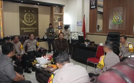 Sepekan Menjabat, Kapolres Bondowoso Sambangi Forkopimda