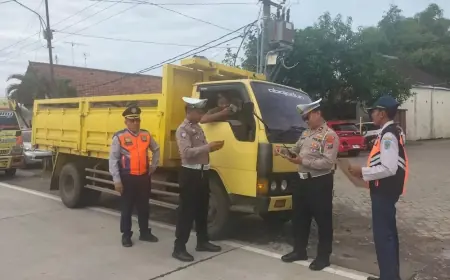 Kerap Abaikan Uji Kir, 75 Kendaraan Terjaring Operasi Gabungan di Nganjuk