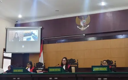 Polwan Bakar Suami Gegara Judol di Mojokerto Divonis 4 Tahun Penjara
