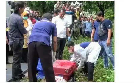 Mayat Wanita dalam Koper Merah di Ngawi, Diduga Korban Pembunuhan