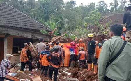 Korban Terakhir Tanah Longsor Wonosalam Jombang Ditemukan Tewas Terjepit Material Rumah