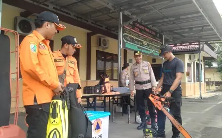 Polri, TNI dan Pemkab Sampang Sinergi Hadapi Puncak Musim Hujan