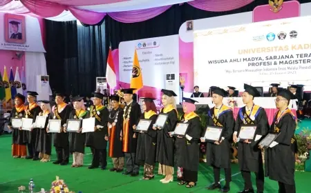 Gelar Wisuda ke-58, Universitas Kadiri Siap Songsong Indonesia Emas