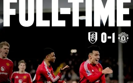 Manchester United Raih Kemenangan Tipis atas Fulham di Liga Inggris