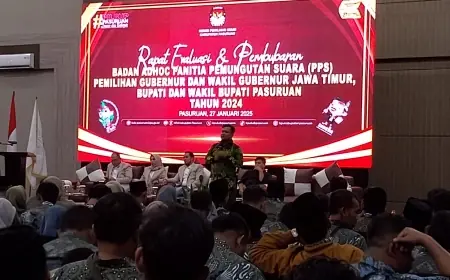 Masa Kerja Badan Ad Hoc Pilkada 2024 Berakhir Hari Ini, KPU Pasuruan Gelar Evaluasi Internal