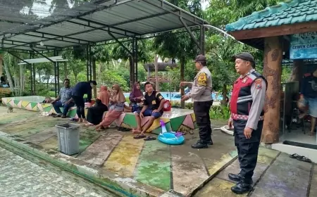Polisi Bondowoso Patroli Tempat Wisata selama Libur Isra Mikraj dan Imlek