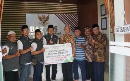 UPZ SIG Pabrik Tuban Serahkan Zakat Karyawan Rp 2,2 Miliar