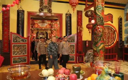 Perayaan Imlek di Kelenteng Eng An Kiong Diamankan Polresta Malang Kota dan Instansi Terkait