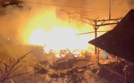 Rumah Warga di Sampang Hangus akibat Bakar Kemenyan di Malam Jumat