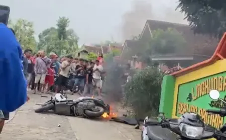 Tertangkap saat Curi Motor Pemancing, Warga Gumukmas Jember Babak Belur Digebuki Warga