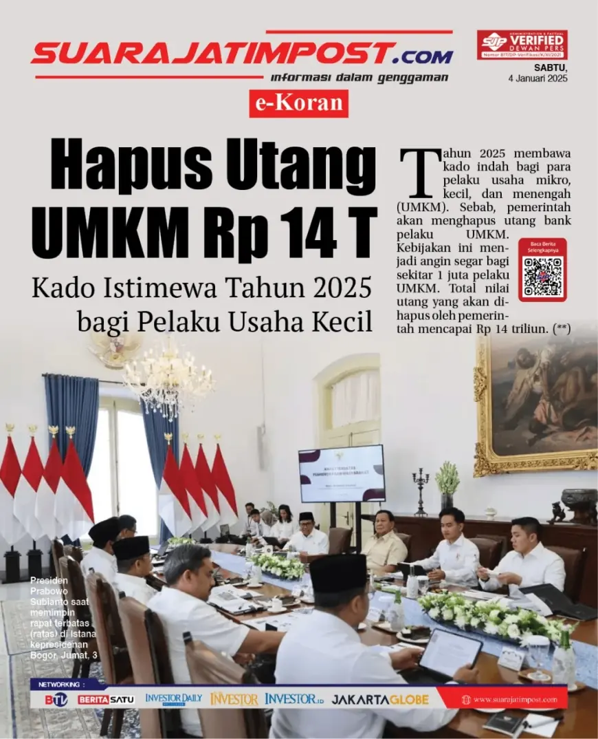 eKoran, Edisi Sabtu, 4 Januari 2025