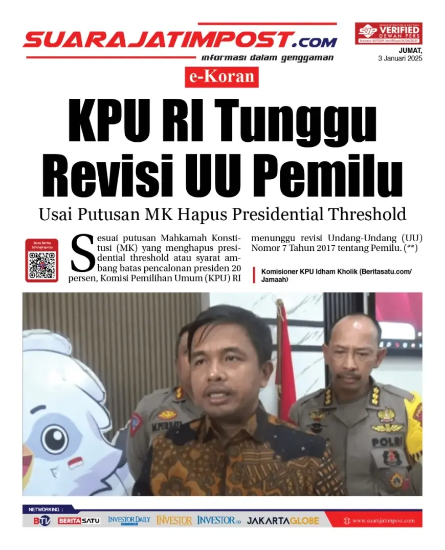 eKoran, Edisi Jumat, 3 Januari 2025