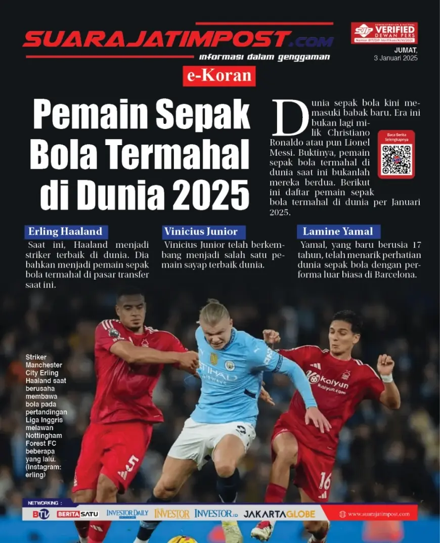 eKoran, Edisi Jumat, 3 Januari 2025