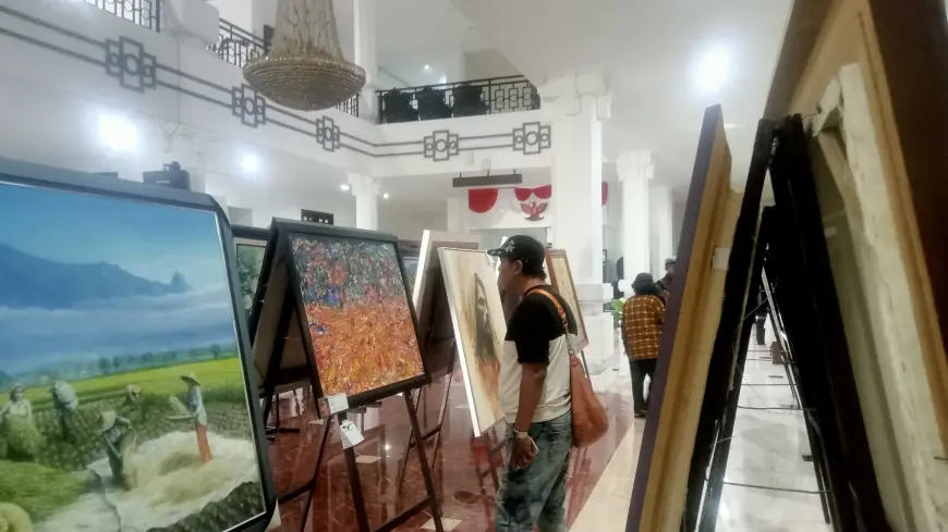 Pameran Karya Seni Lukis Hiasi Kantor DPRD Kota Malang