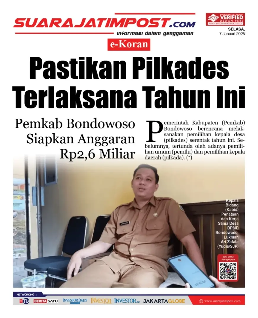 eKoran, Edisi Selasa, 7 Januari 2025