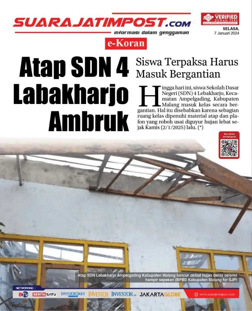 eKoran, Edisi Selasa, 7 Januari 2025