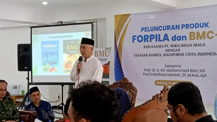 Inovasi Sehat dari Pesantren, Pondok Bahrul Maghfiroh Luncurkan Produk FORPILA dan BMC+