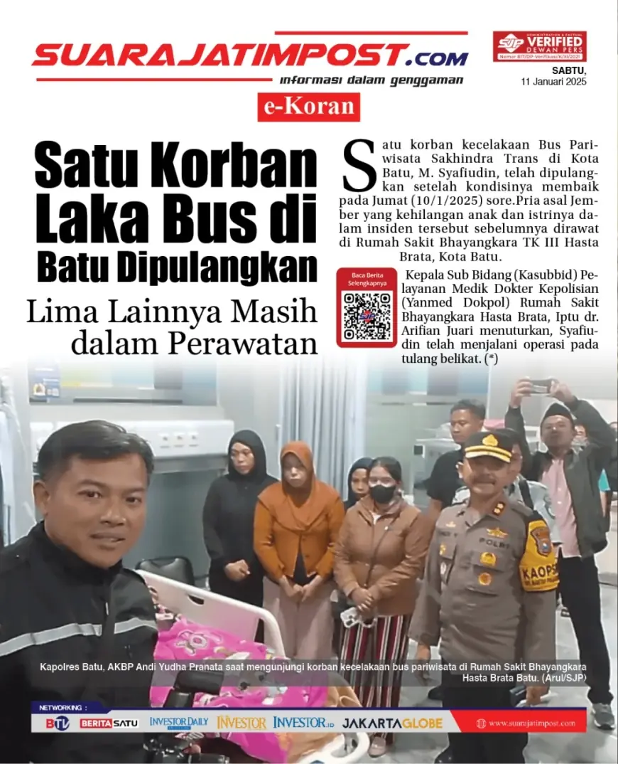 eKoran, Edisi Sabtu, 11 Januari 2025