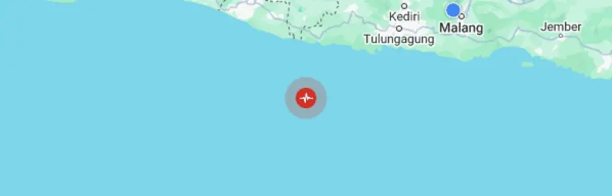 Gempabumi Tektonik Magnitudo 4,9 Mengguncang Pacitan, Jatim