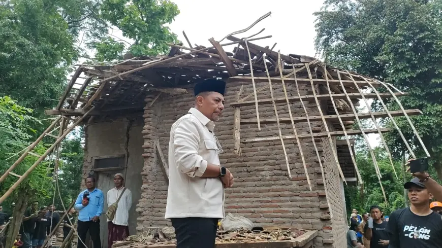 Tinjau Dampak Pohon Tumbang di Paiton, Gus Haris Bahas Mitigasi Bencana
