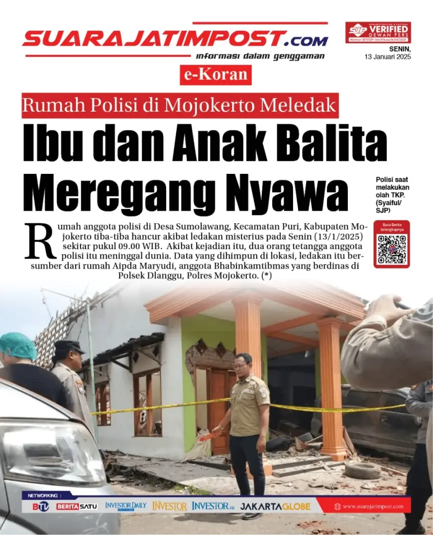 eKoran, Edisi Senin, 13 Januari 2025