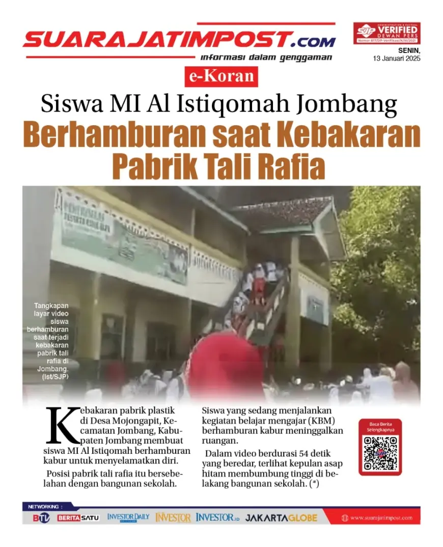 eKoran, Edisi Senin, 13 Januari 2025