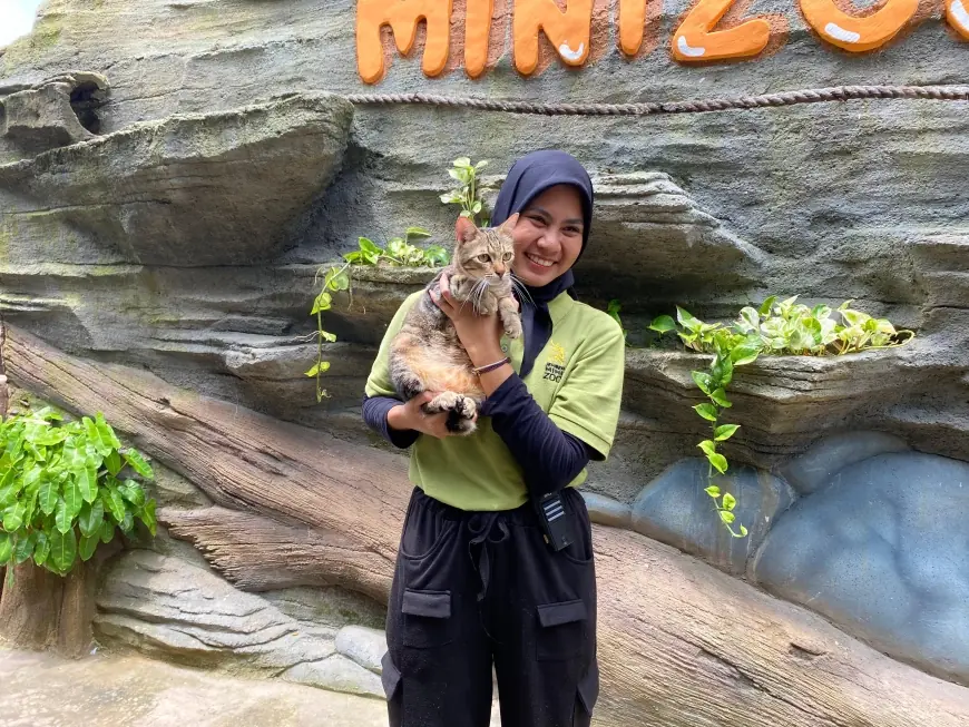 Viral! Kucing Lakukan Atraksi Menarik di Animal Edutainment Jember