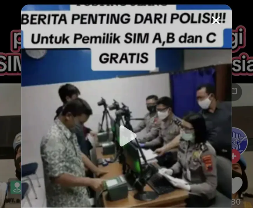 Viral Kabar SIM Gratis, Kasatlantas Polres Nganjuk Sebut Hoaks