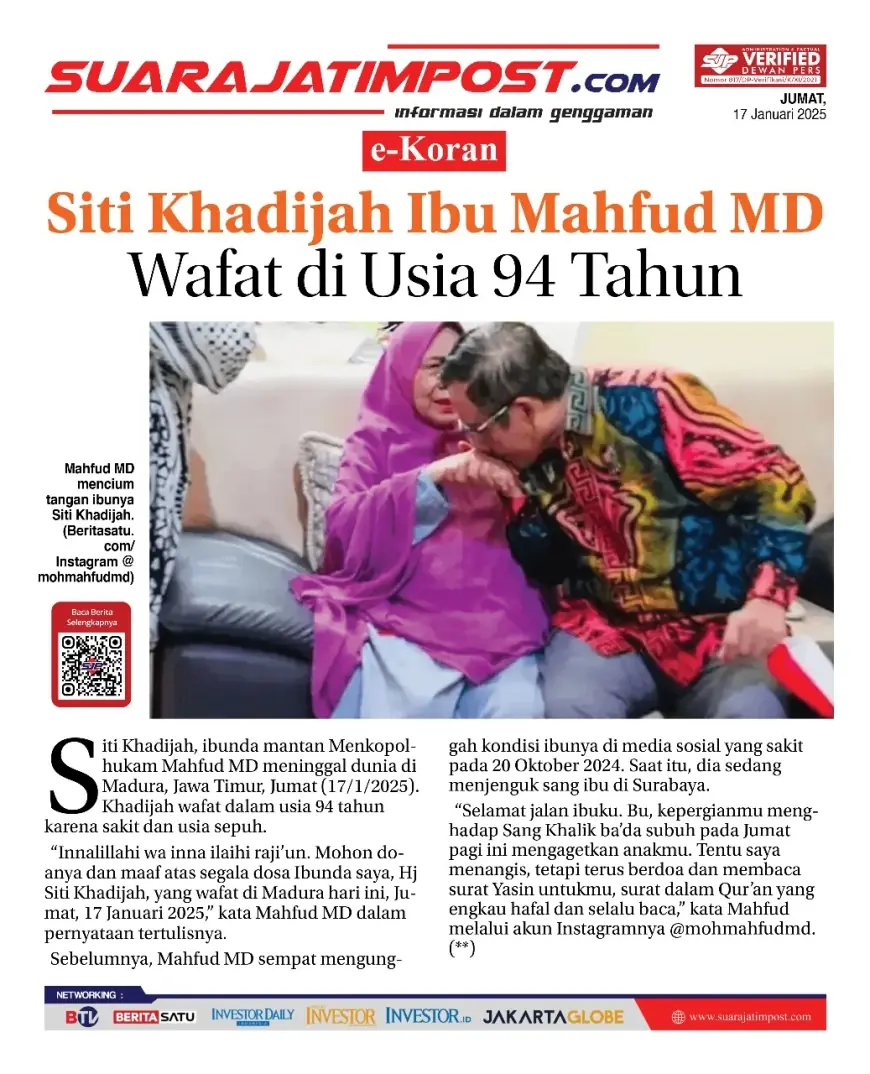 eKoran, Edisi Jumat, 17 Januari 2025