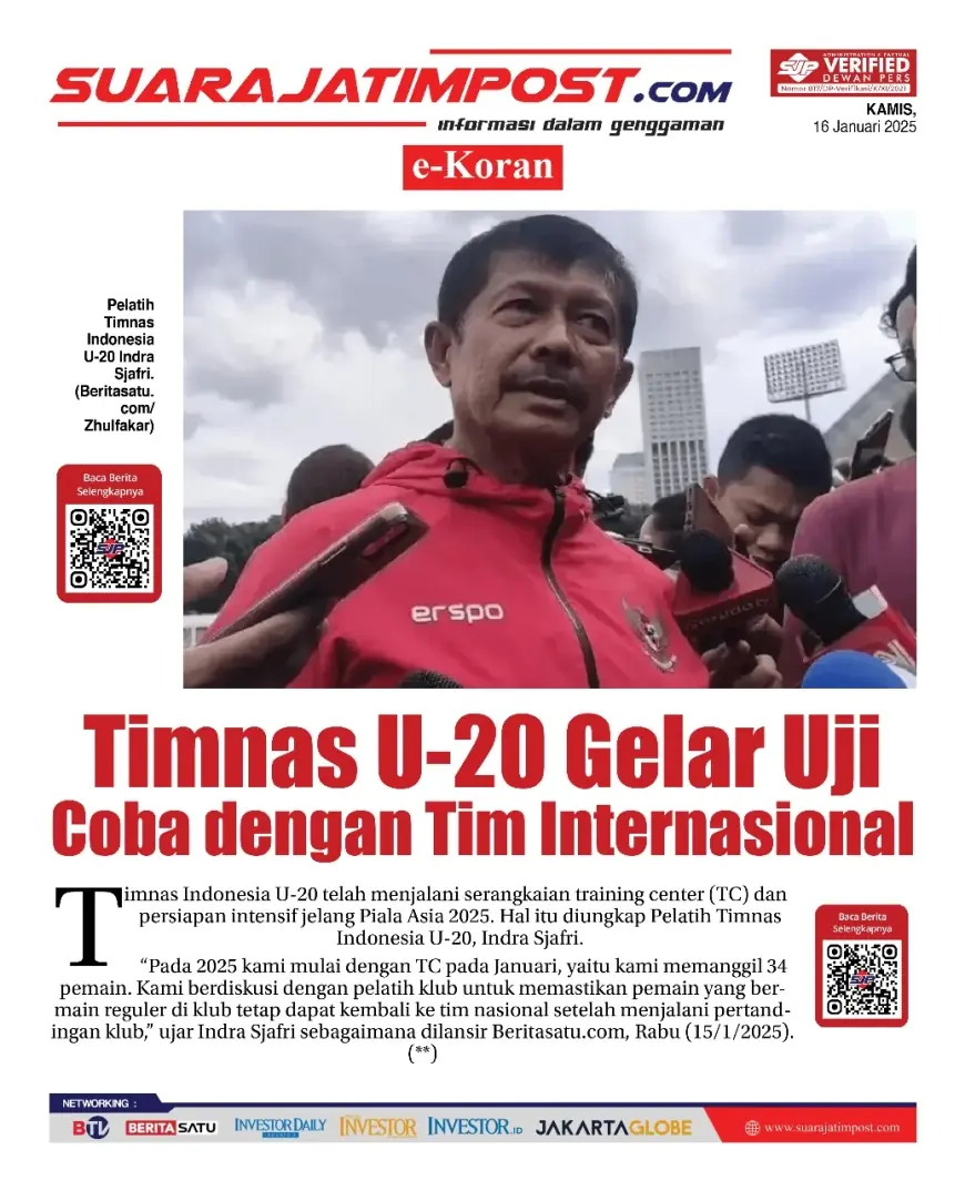 eKoran, Edisi Kamis, 16 Januari 2025