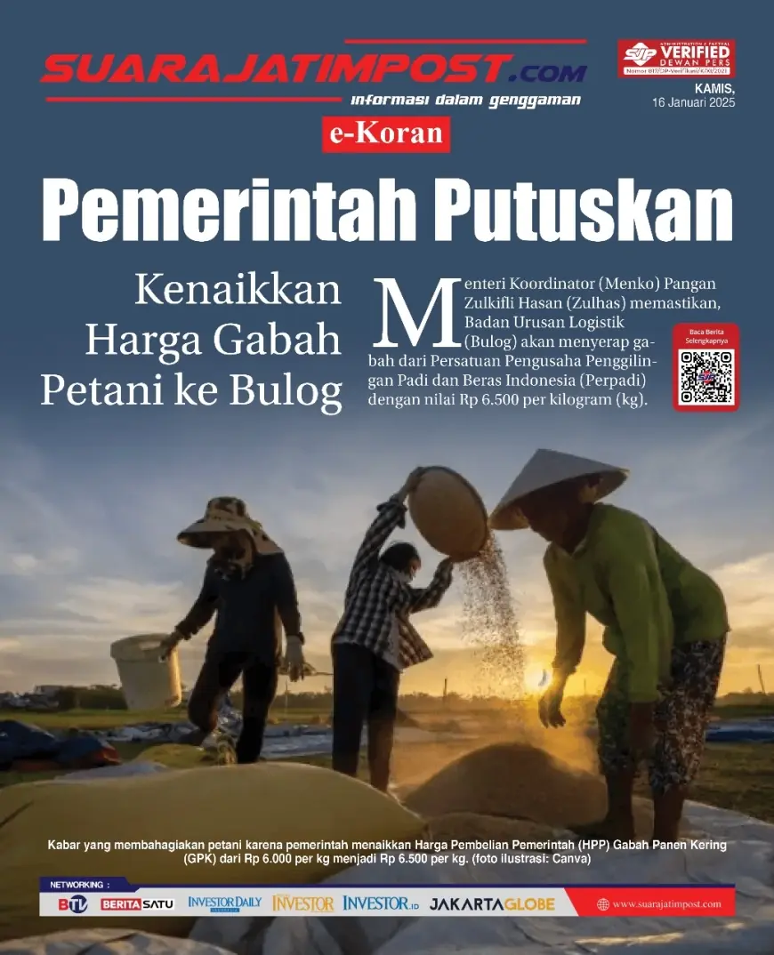 eKoran, Edisi Kamis, 16 Januari 2025