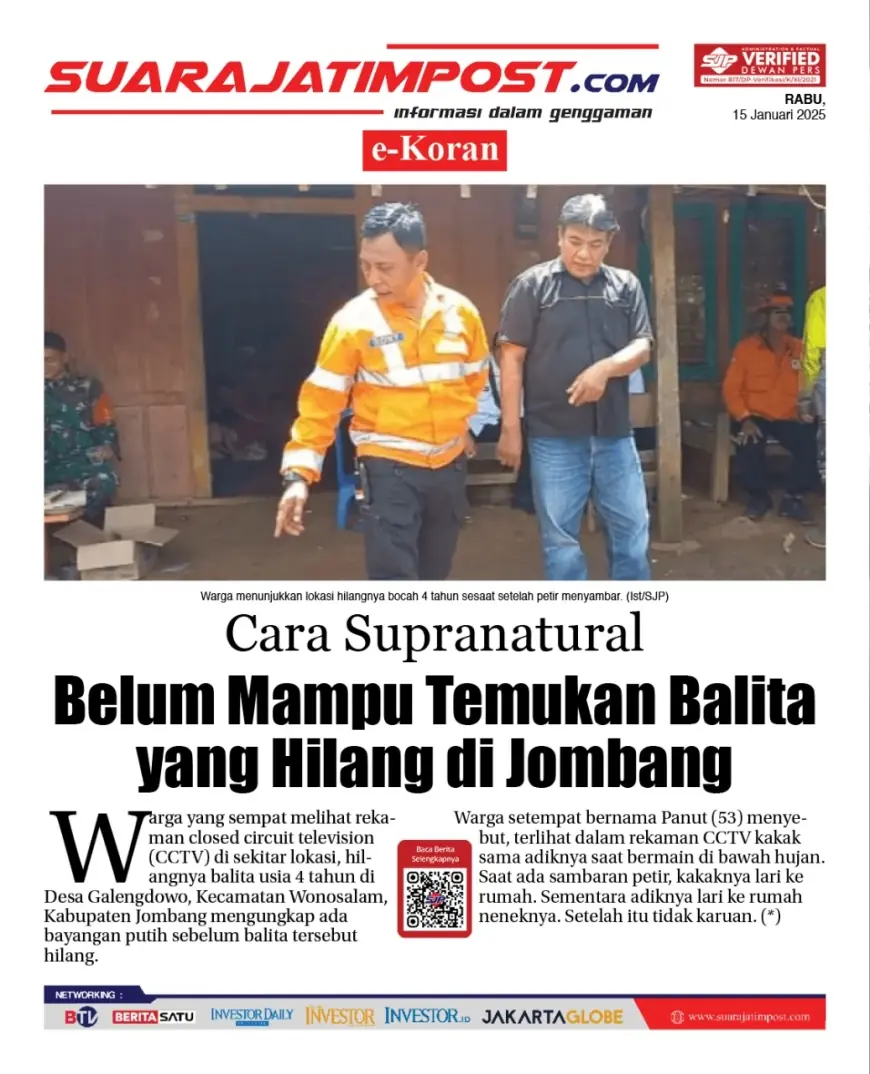 eKoran, Edisi Rabu, 15 Januari 2025