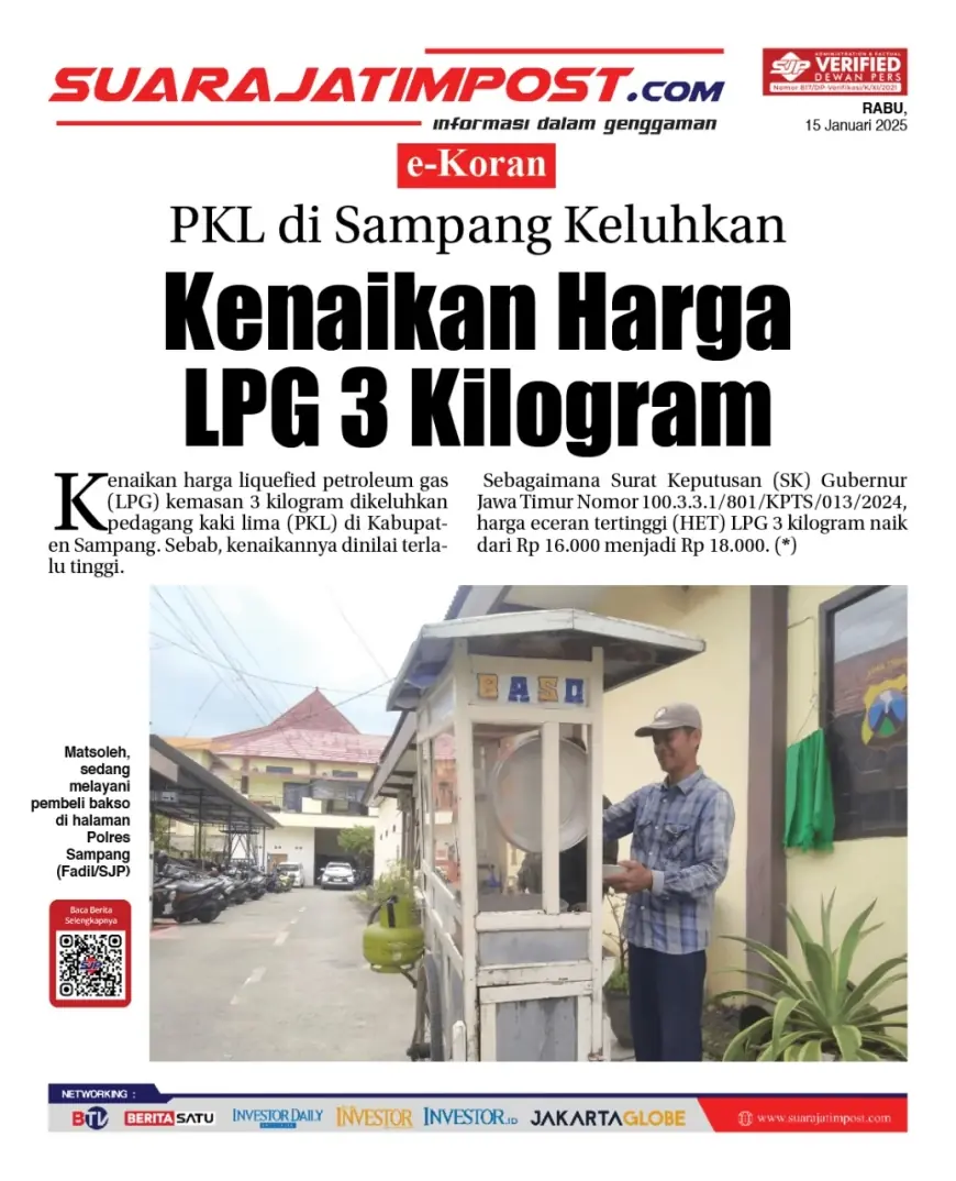 eKoran, Edisi Rabu, 15 Januari 2025