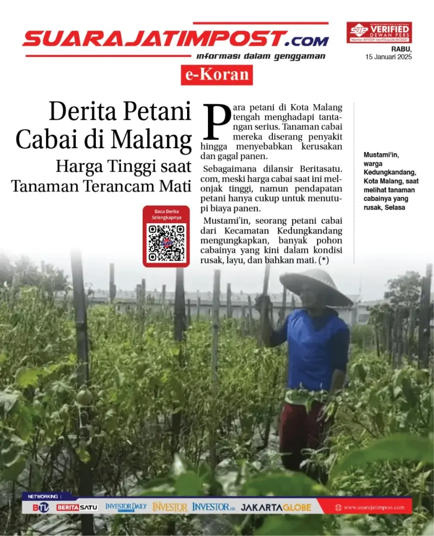 eKoran, Edisi Rabu, 15 Januari 2025