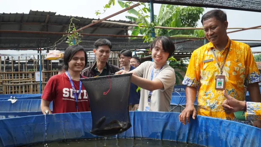 Gandeng SUTD Singapura, PCU Surabaya Berdayakan Pelaku UMKM di Gunung Anyar