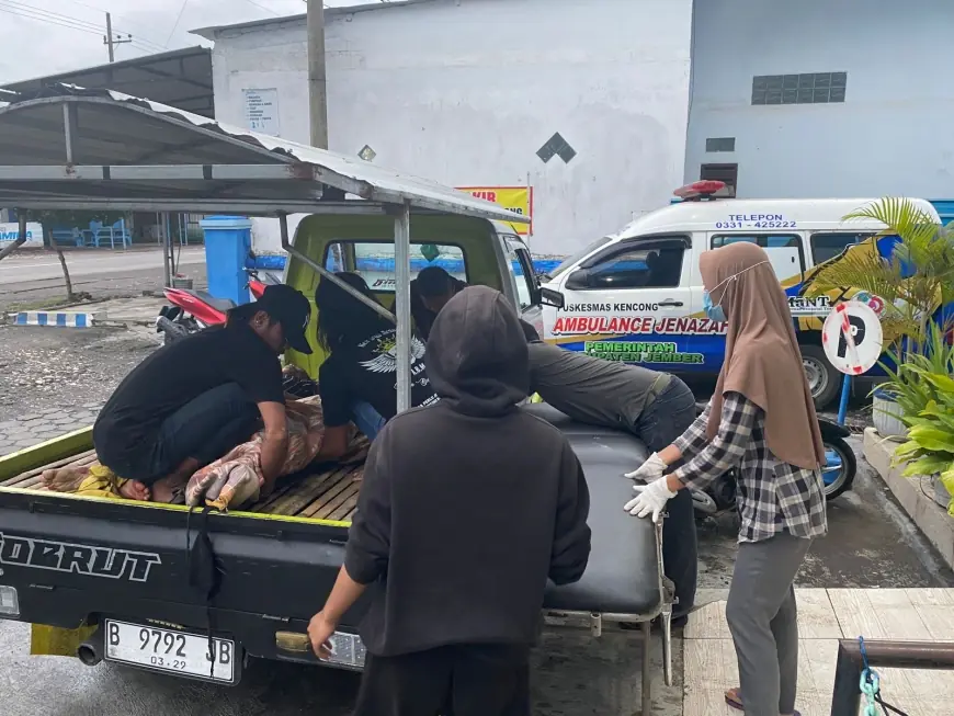 Salip Kiri, Dua Warga Kencong Tergilas Truk Batu Bara Asal Probolinggo