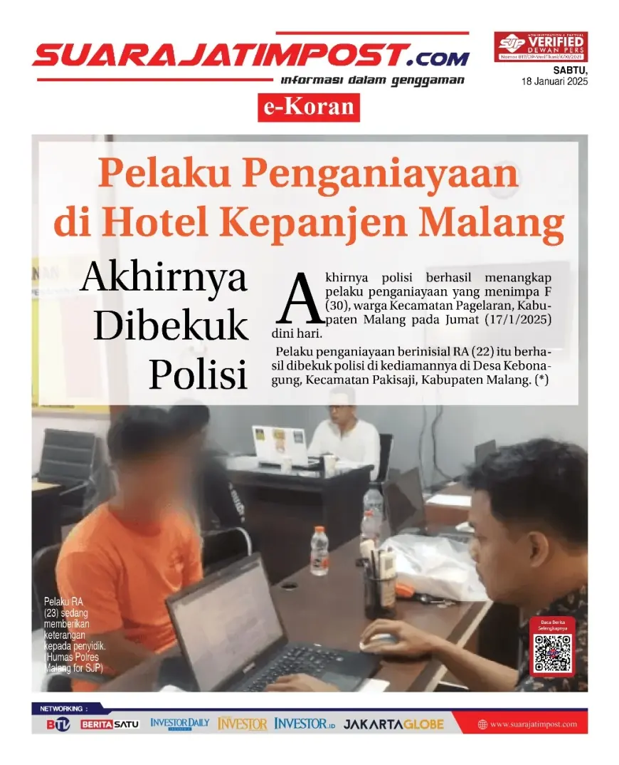 eKoran, Edisi Sabtu, 18 Januari 2025