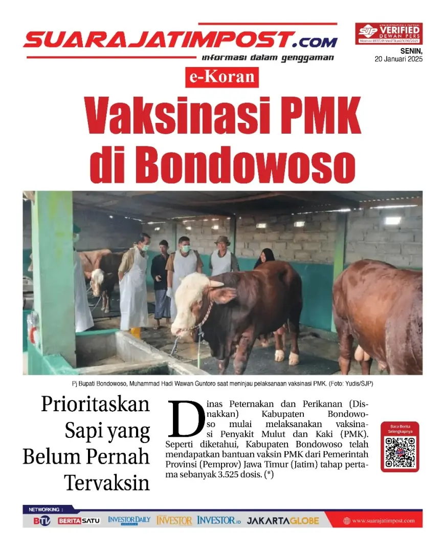 eKoran, Edisi Senin, 20 Januari 2025