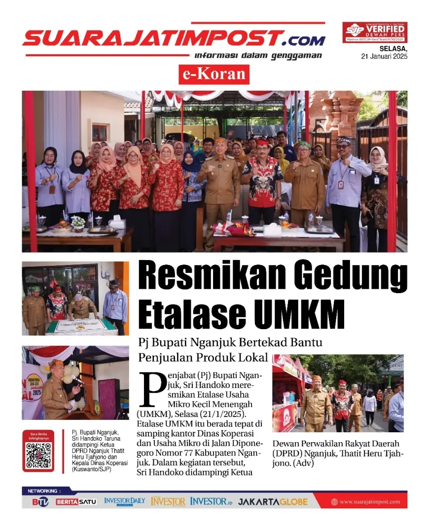 eKoran, Edisi Selasa, 21 Januari 2025
