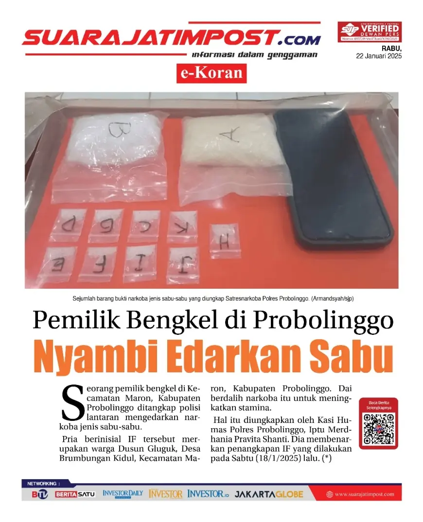 eKoran, Edisi Rabu, 22 Januari 2025