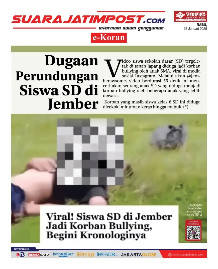eKoran, Edisi Rabu, 22 Januari 2025
