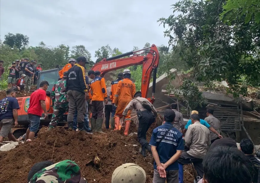 Tinggal Jasad Ismail Belum Ditemukan, Pencarian Korban Longsor di Jombang Berlanjut