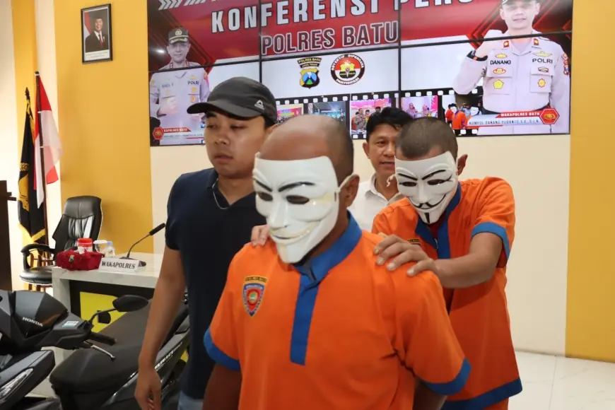 Dua Maling Motor yang Kerap Beraksi di Acara Sound Horeg Dibekuk Polres Batu