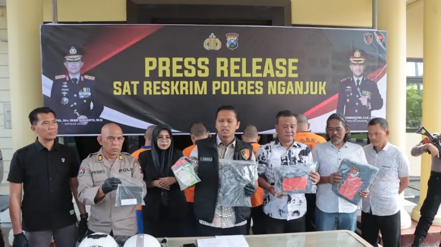 24 Maling Motor di Nganjuk Digulung Polisi