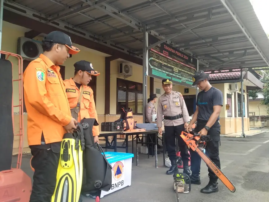Polri, TNI dan Pemkab Sampang Sinergi Hadapi Puncak Musim Hujan