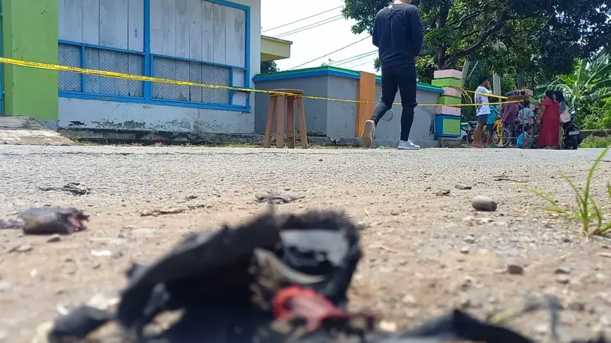 Sisir Lokasi Ledakan, Polres Probolinggo Terjunkan Anjing Polisi K9