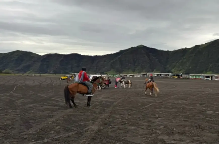 Manfaatkan Long Weekend Januari, Wisatawan Gunung Bromo Membeludak