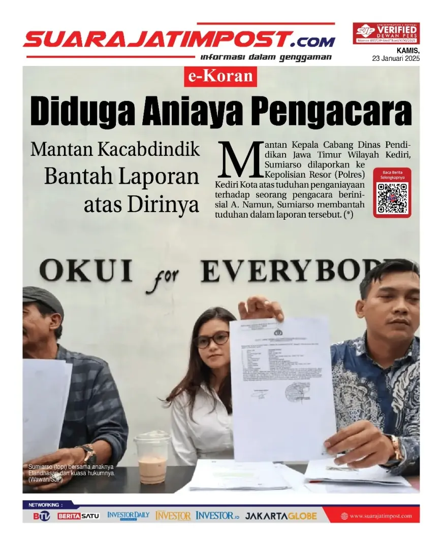 eKoran, Edisi Kamis, 23 Januari 2025